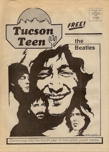 Tucson Teen The Beatles cover, Tucson, Arizona. Robert E. Zucker